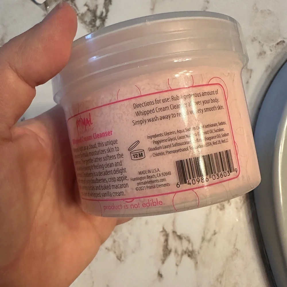 Primal Elements Cloudberry Cream Facial Cleanser NWOT Hydrating Skincare Spa